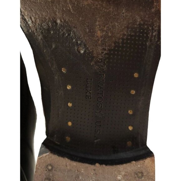 John Varvatos USA Luxe Cap Toe Derbys 8 41 Mens Leather Oxford Shoes - Picture 9 of 9